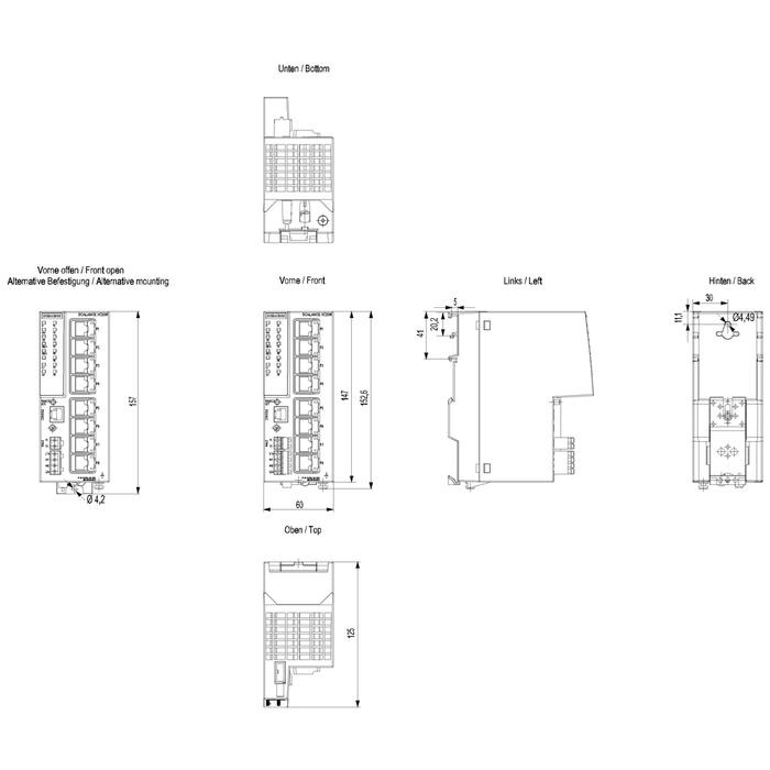 SCALANCE XC208 6GK52080BA002AC2