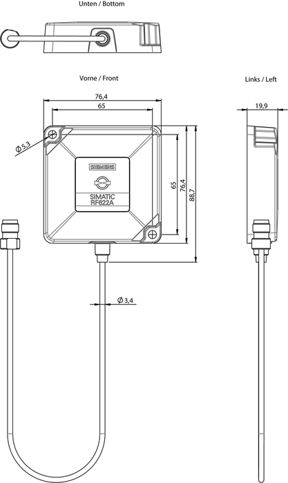 SIMATIC RF622A 6GT28122EA01