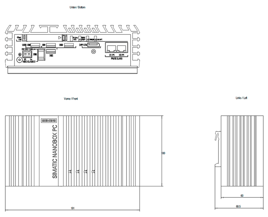 SIMATIC Nanobox 227E 6ES76478BA210EA1